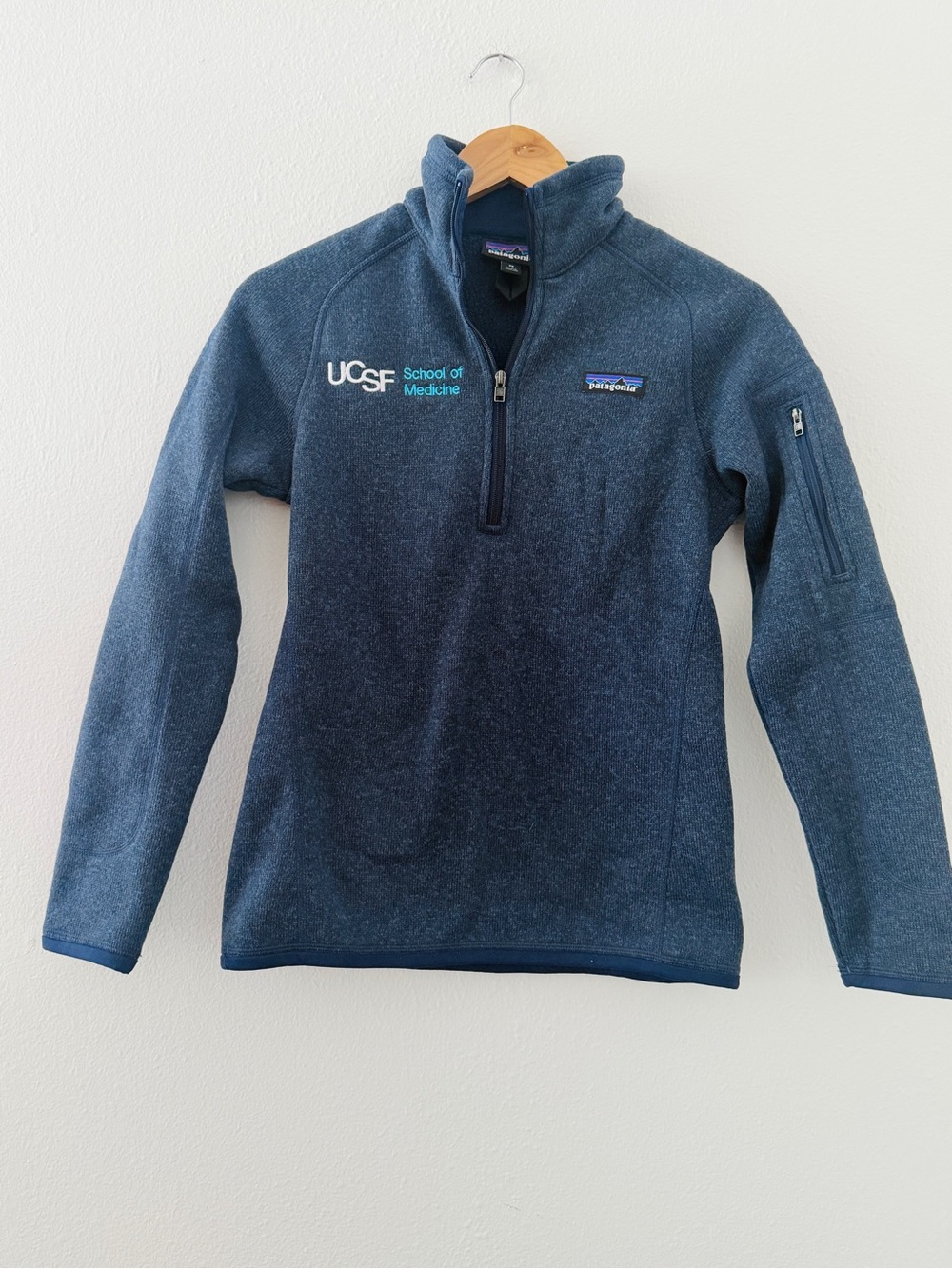 Patagonia Better Sweater Women’s 1/4 Zip Dark Blue - Branded UCSF School of Med